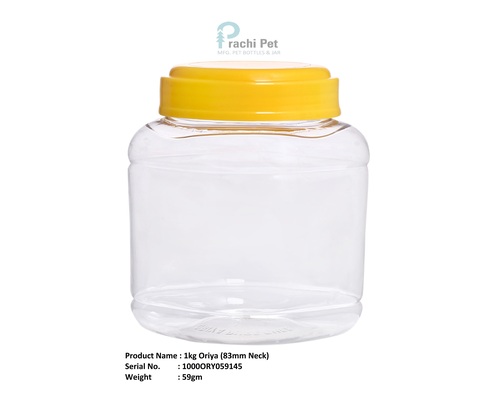 1kg Oriya Plastic Pet Container
