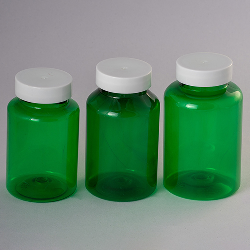 Green Capsule Bottle