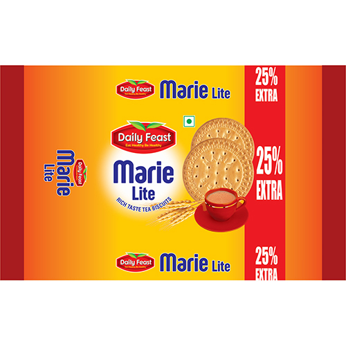 Daily Feast Marie Lite Rs 5 Printed Laminated Film Pouches For Packaging