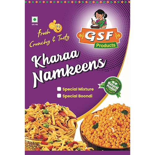 GSF Khara Namkeens 500g Printed Laminated Film Pouches For Packaging