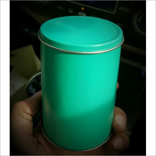Cylindrical Metal Tin Can