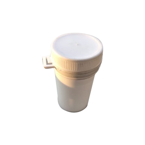 36 X 62mm , Long Lasting Durable Round Flip-Top Cap White Plastic Capsule Container