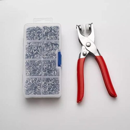 A.D.FRESH 100 Pcs Snap Button Tool Kit | Metal Prong Ring Button Hollow and Solid Metal Prong Snaps 