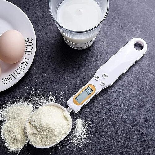 CHESHTA Kitchen Food Digital Spoon Scale with LCD Display - 1.1lb/500g(0.1g) - Kitchen Tools Accesso