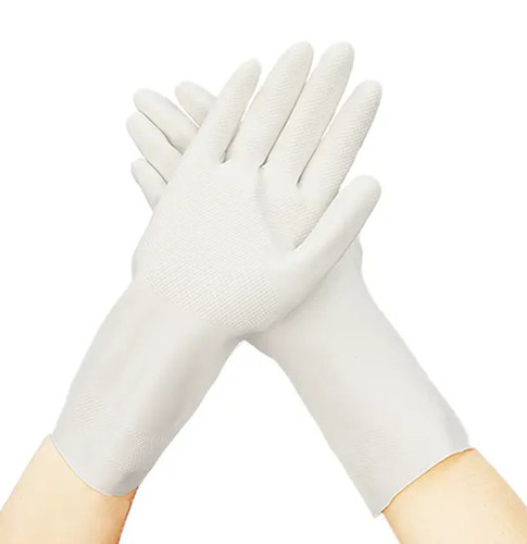 Plain White Gloves for Household Uses