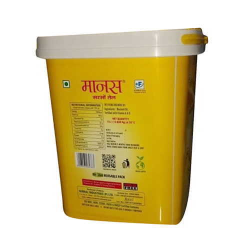 15kg Plastic Oil Bucket