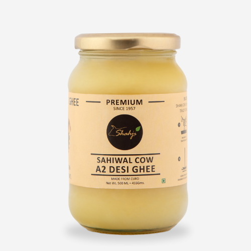 Shahji Ghee - A2 Sahiwal Cow Ghee - 500ml