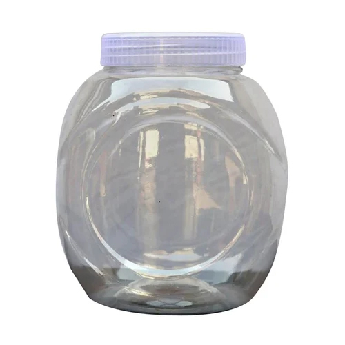 1.5 Litre Plain Plastic Jar