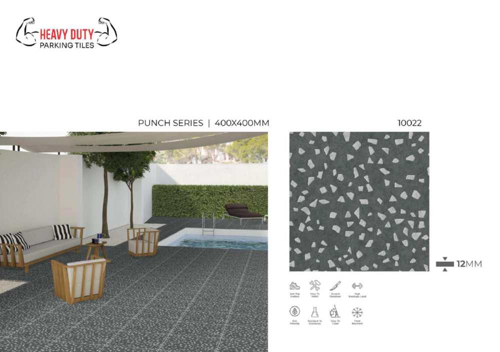 Outdoor parking tiles