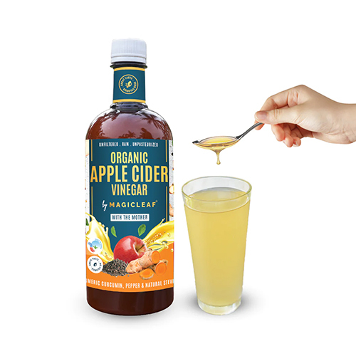 Organic Apple Vinegar With Turmeric And Black Pepper