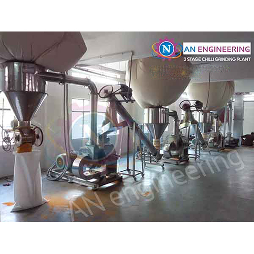 Automatic Chilli Cleaning And Grinding Plant