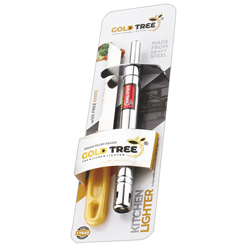 Rust Proof SS Gas Lighter With Knife