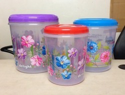 Printed Plastic Container