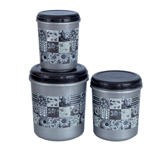 Printed Plastic Storage Container