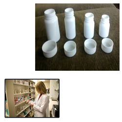 White Pharmaceutical Tablet Bottles