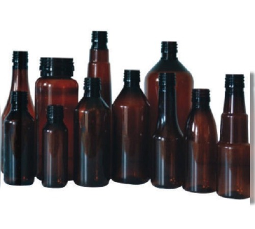 Amber Pet Glass Bottle