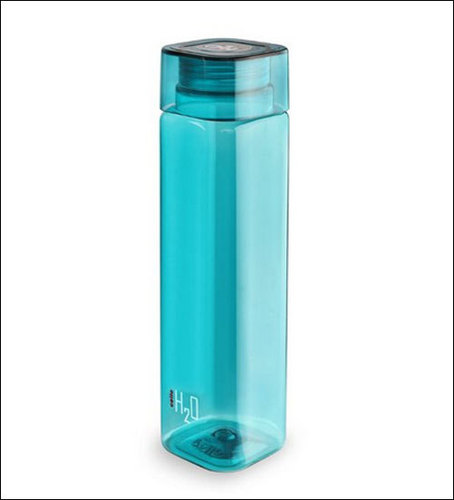 H2O Transparent Plain Water Bottle For Home, 1000ML