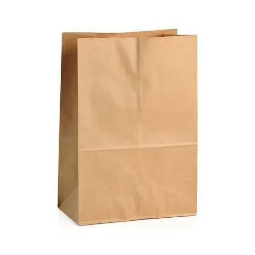 Plain Brown Kraft Paper Bag