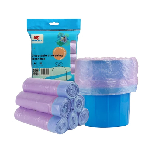 Lavender Disposable Drawsting Trash Bag