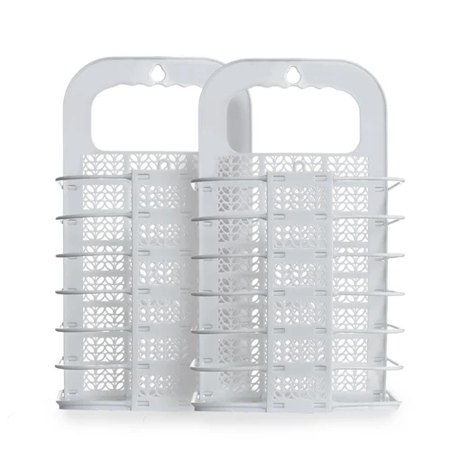 Prime Pick White Foldable Laundry Basket