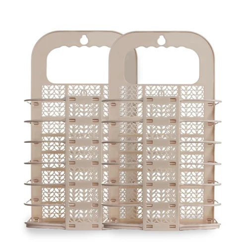 Prime Pick Beige Foldable Laundry Basket