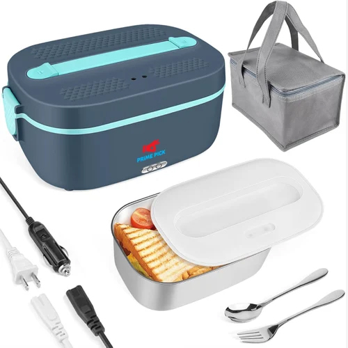 Prime Pick Heating Blue Lunch Box