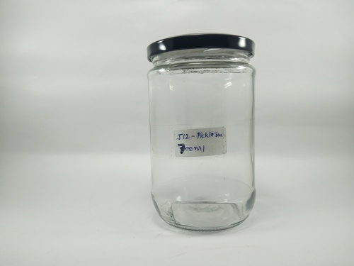 720 Ml Salsa Round Glass Jar