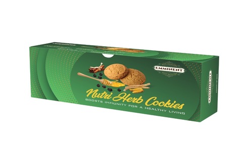 Baked Chrunchy Cookies with goodness of herbs and spices 100 Grams