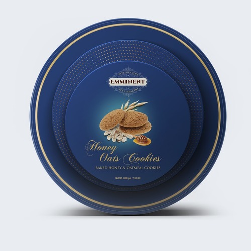 Baked Chrunchy Honey and Oats Cookies 300 Grams