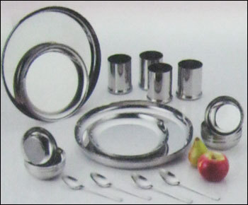 Stainless Steel Rajwadi Dinner Set