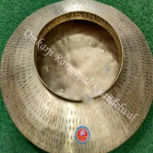 Brass Round Degchi Chole Kulche
