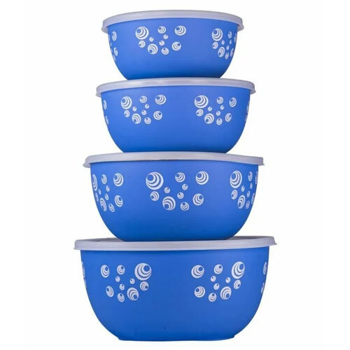 Stainless Steel Microwave Safe Euro Bowl Set Of 4