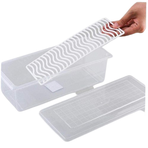 Two Section Transparent Plastic Container