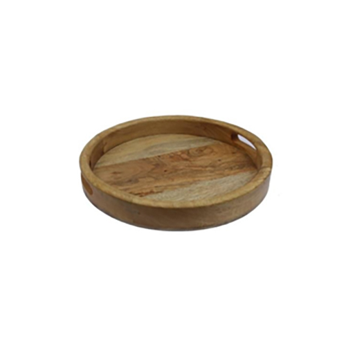 MTDT001 Decorative Trays In Mango Wood With Handle