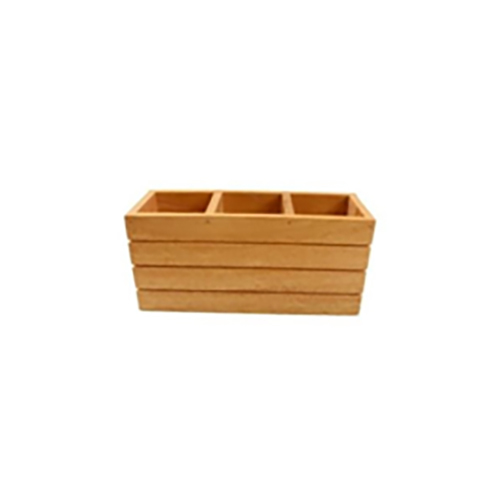 MTCH001 Cutlery Holder In Mango Wood With Handle