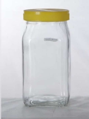 1kg Glass Honey Jar