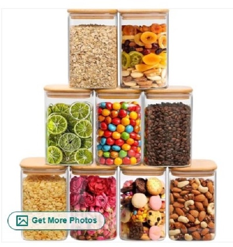 Glass Jar With Wooden Cap