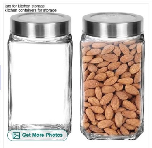 Transparent Glass Food Container