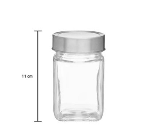 Transparent Glass Jar