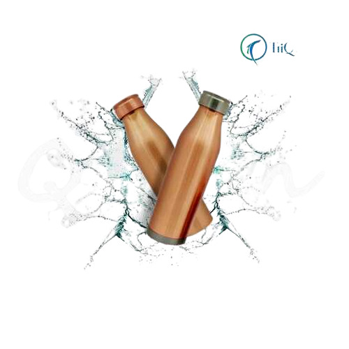 Plain Pure Copper Water Bottle