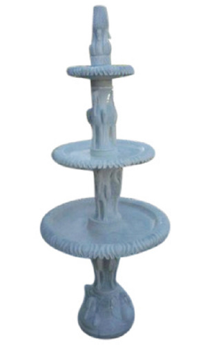 Polished Hand Carved Garden Decorative Outdoor Marble Fountain (5 Feet)