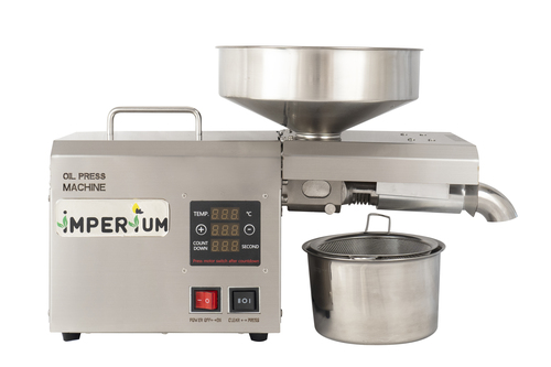 IMPERIUM Stainless Steel Domestic Mini Portable Oil Extraction Machine With Digital Temperature Cont