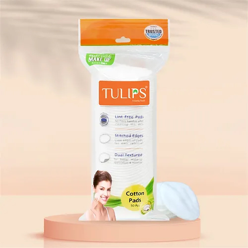 100 pcs Cotton Pads Ziplock Bag