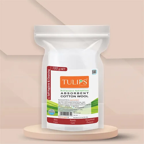 100gm Absorbent Cotton Roll Ziplock Bag