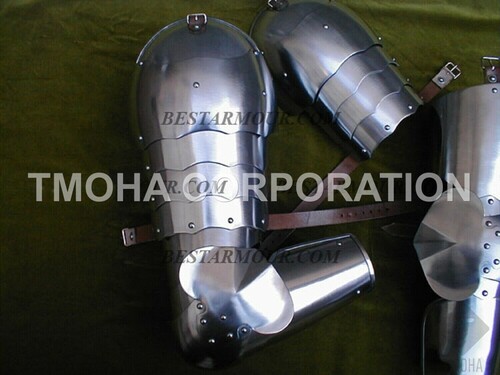 Medieval Arm Guard Arm Set Fully Wearable Costumes 15 Century Warrior Arm Guard MA0052
