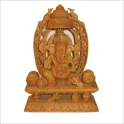 wooden Lord Ganesha