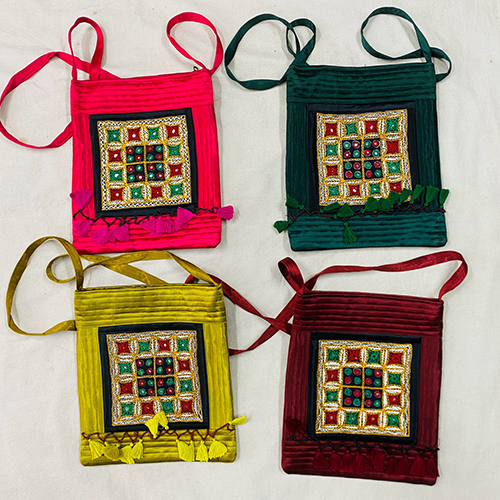 Silk Embroidery Small Handbags