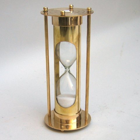 Brass Glass Sand Timer