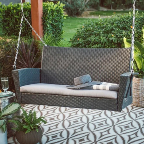 4 Seater Powder Coated Outdoor Swing