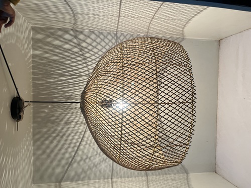 Natural rattan lamp shade 3